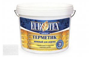 Герметик EUROTEX шовный д/дерева белый 6кг