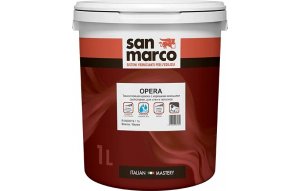 Opera bianco 1л Глубоко-мат. интерьерная краска с отличным моющими свойствами
