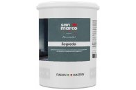 Sagredo Bianco 4л Суперматовое двухцветное декоративное покрытие для внутренних работ 